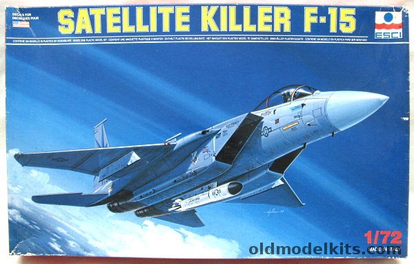 ESCI 1/72 F-15 Eagle Satellite Killer with ASAT Missile - 318th FIS USAF, 9049 plastic model kit